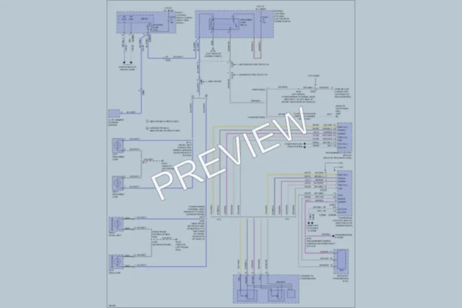 2013 Ford F450Pickup Exterior Lights wiring diagram preview