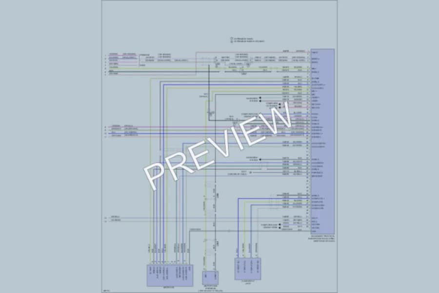 2013 Ford F450Pickup Radio wiring diagram preview