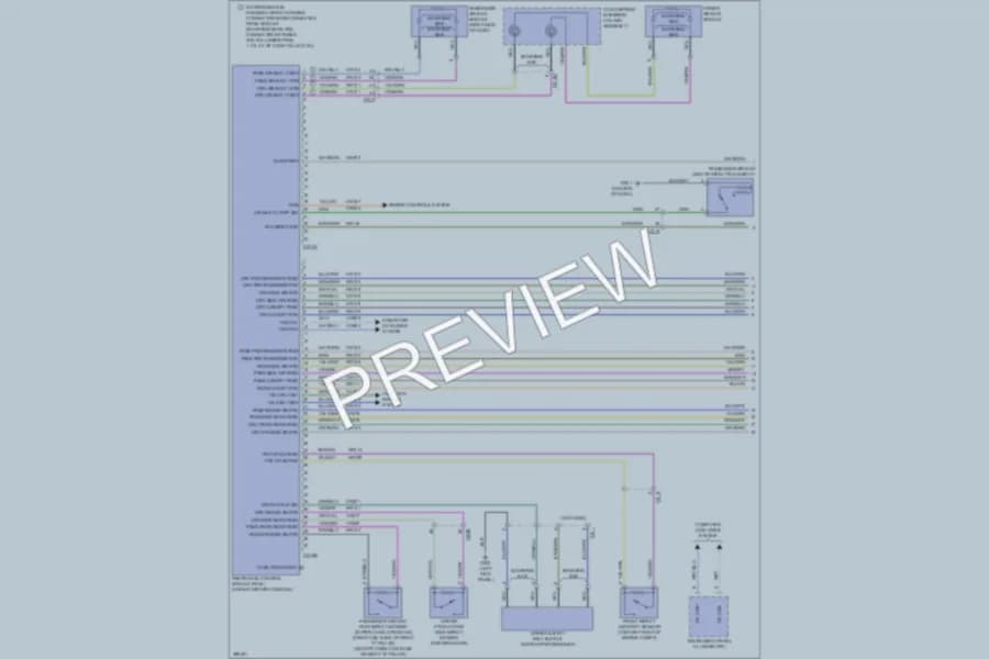 2013 Ford F450Pickup Supplemental Restraints wiring diagram preview