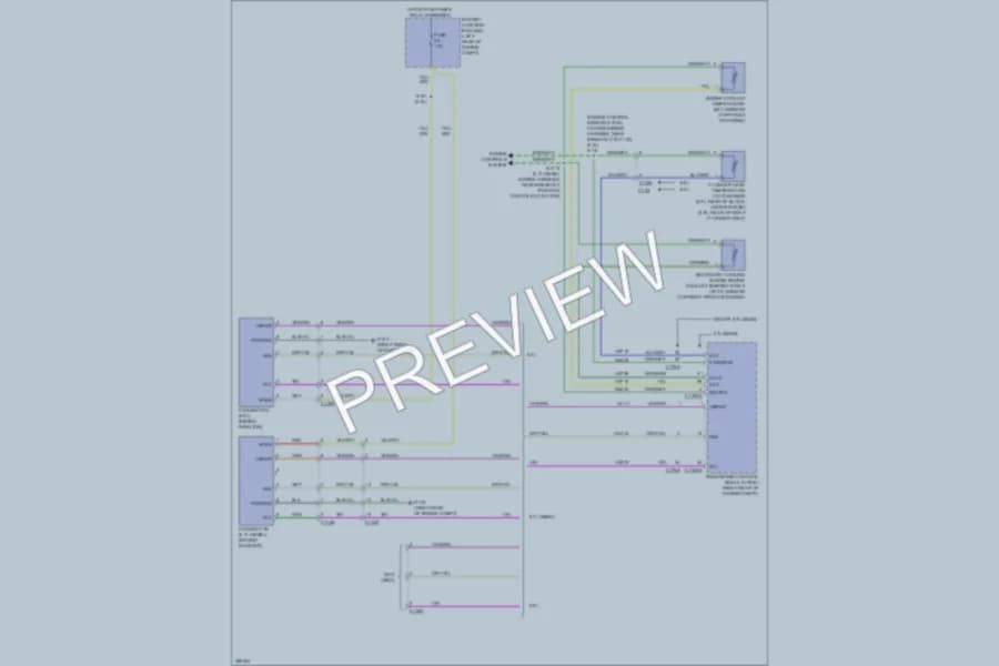 2013 Ford F550ChsCab Cooling Fan wiring diagram preview