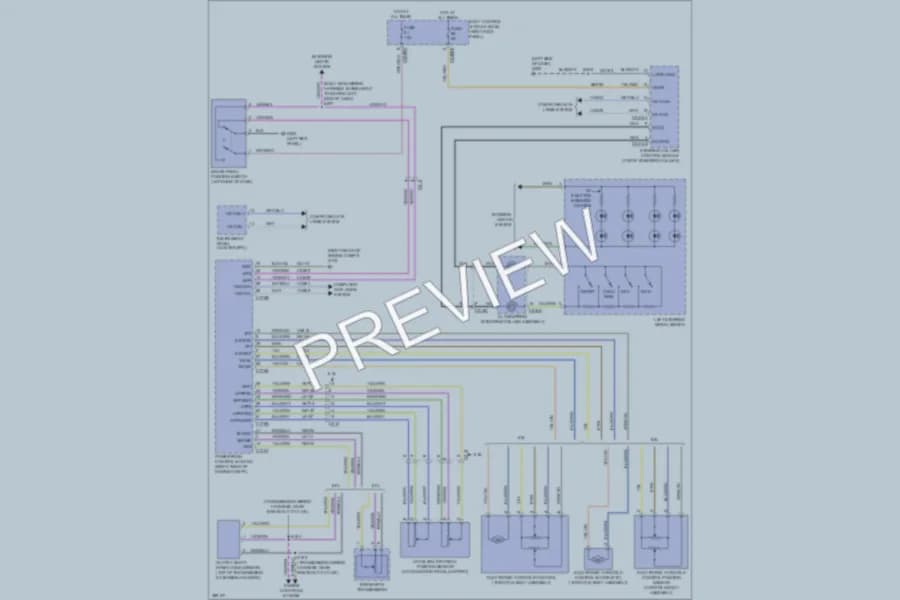 2013 Ford F550ChsCab Cruise Control wiring diagram preview