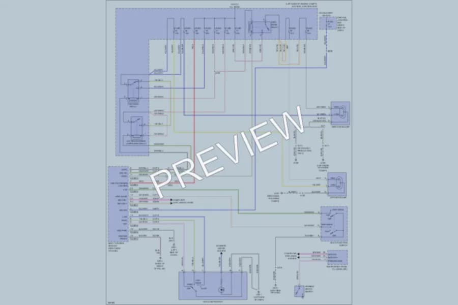 2013 Ford Fiesta Headlights wiring diagram preview