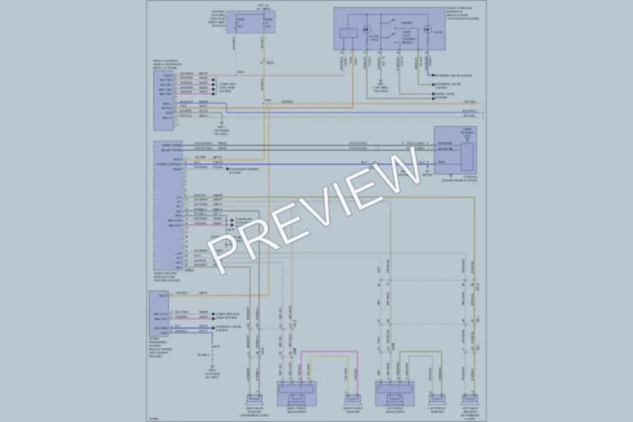 2013 Ford Fiesta Navigation wiring diagram preview