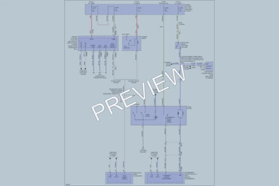 2013 Ford Fiesta Shift Interlock wiring diagram preview