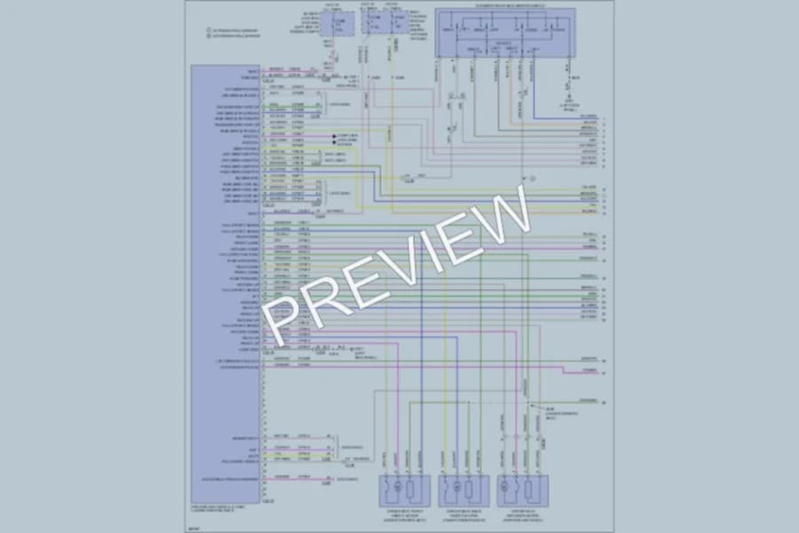2013 Ford Flex Memory Systems wiring diagram preview