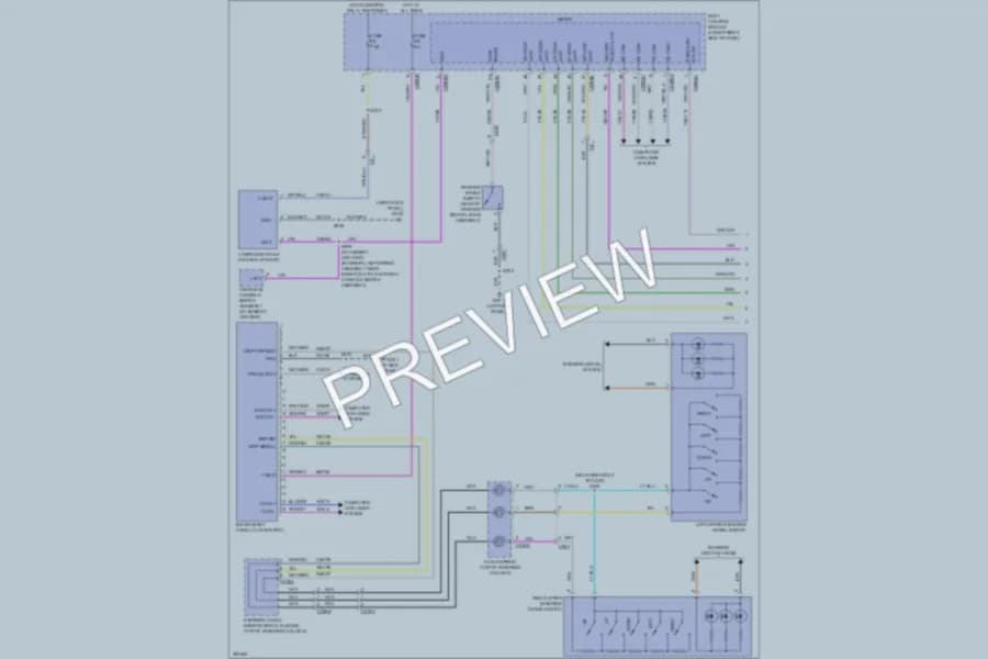 2013 Ford Focus Instrument Cluster wiring diagram preview