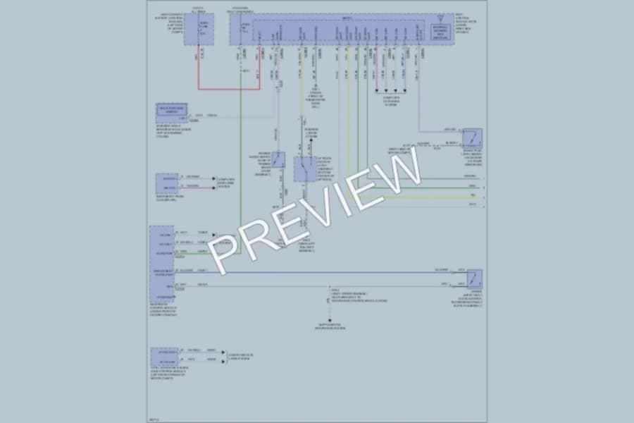2013 Ford Focus Warning Systems wiring diagram preview