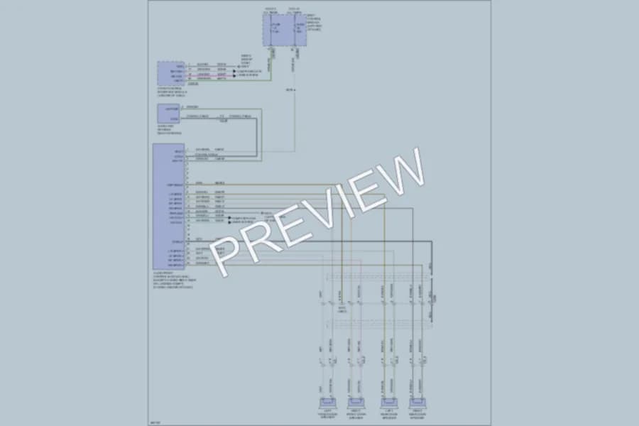 2013 Ford Fusion Radio wiring diagram preview