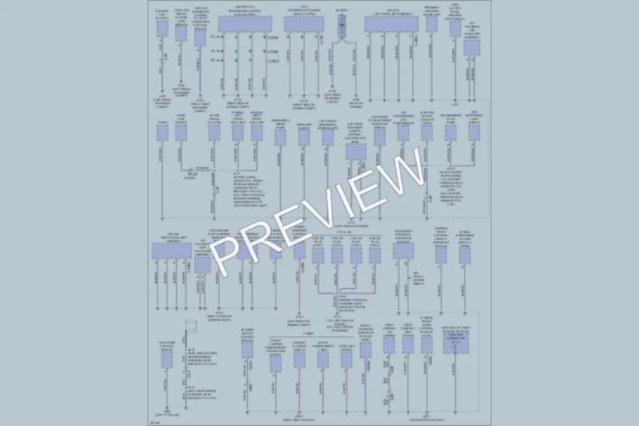 2013 Ford FusionHybrid Ground Distribution wiring diagram preview