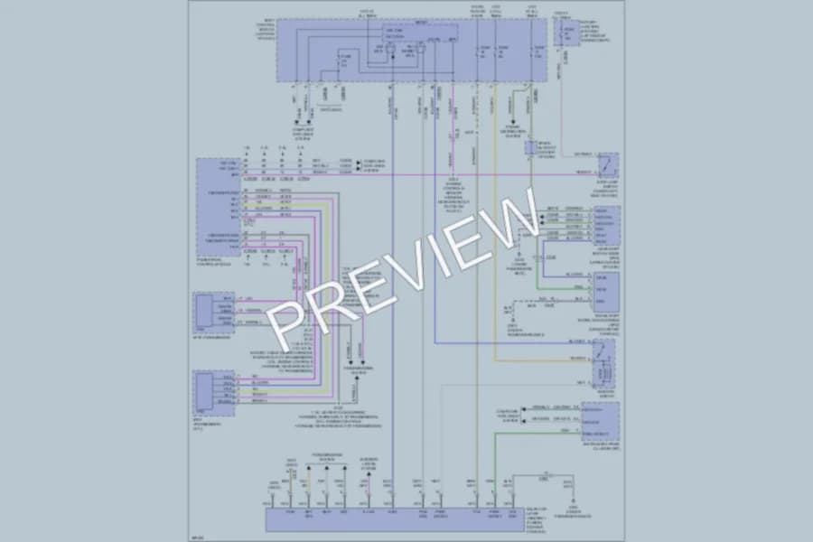 2013 Ford FusionHybrid Shift Interlock wiring diagram preview