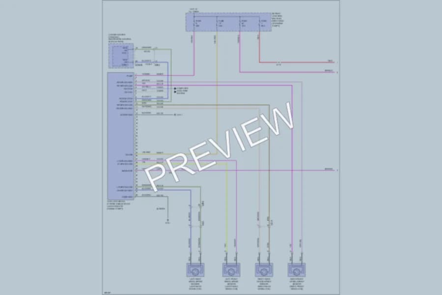 2013 Ford Mustang Anti Lock Brakes wiring diagram preview