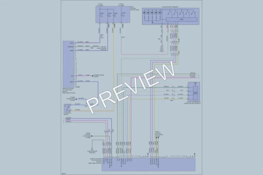 2013 Ford Taurus Anti Theft wiring diagram preview