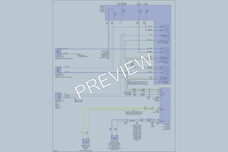 2013 Ford Taurus Cooling Fan wiring diagram preview