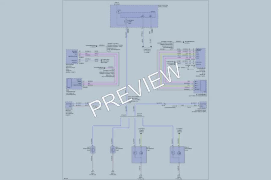 2013 Ford Taurus Exterior Lights wiring diagram preview