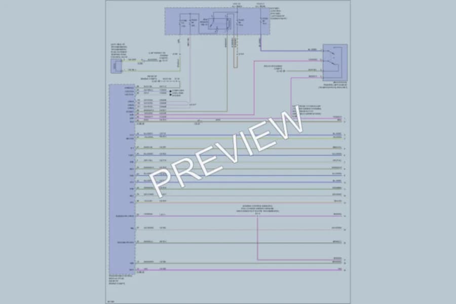 2013 Ford Taurus Transmission wiring diagram preview