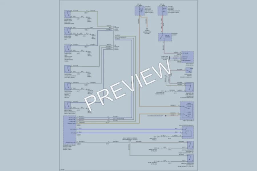2013 Ford TransitConnect Warning Systems wiring diagram preview