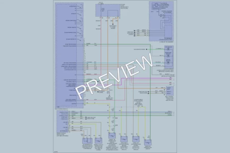 2013 GMC Acadia Air Conditioning wiring diagram preview