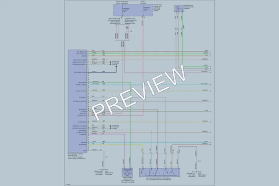 2013 GMC C1500PickupSierra Transmission wiring diagram preview