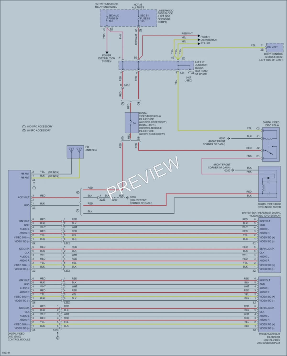 2013 GMC C2500YukonXL Radio wiring diagram preview