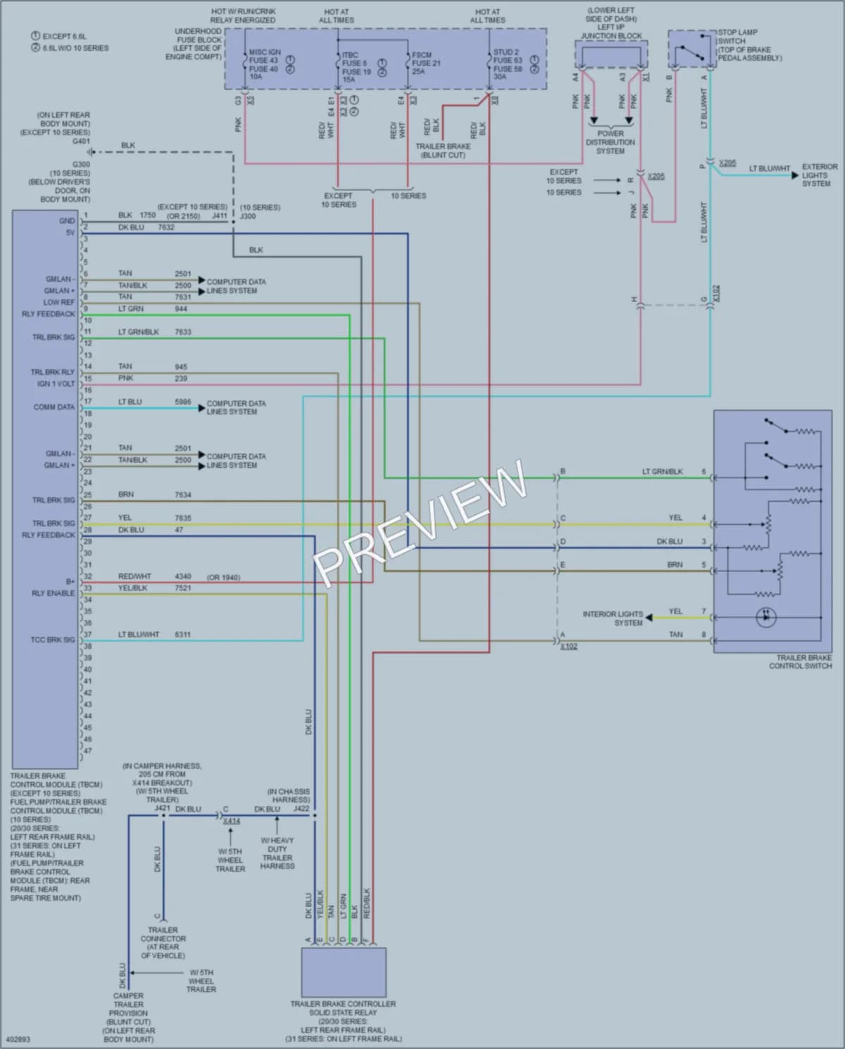 2013 GMC K3500HDPickupSierra Anti Lock Brakes wiring diagram preview