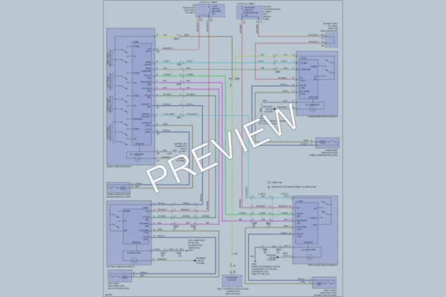 2013 GMC K3500HDPickupSierra Power Windows wiring diagram preview