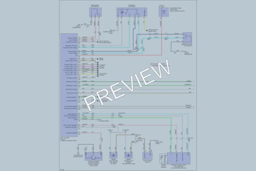 2013 GMC Terrain Anti Theft wiring diagram preview