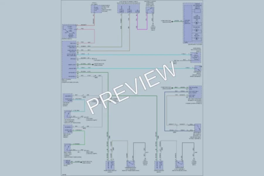 2013 GMC Terrain Warning Systems wiring diagram preview