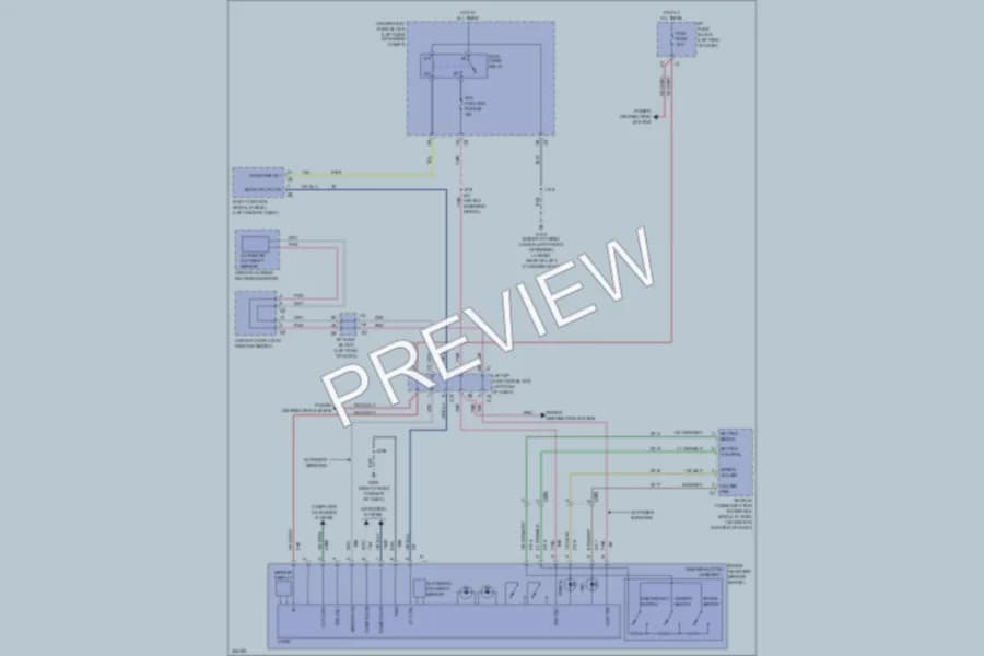 2013 GMC Yukon Power Mirrors wiring diagram preview