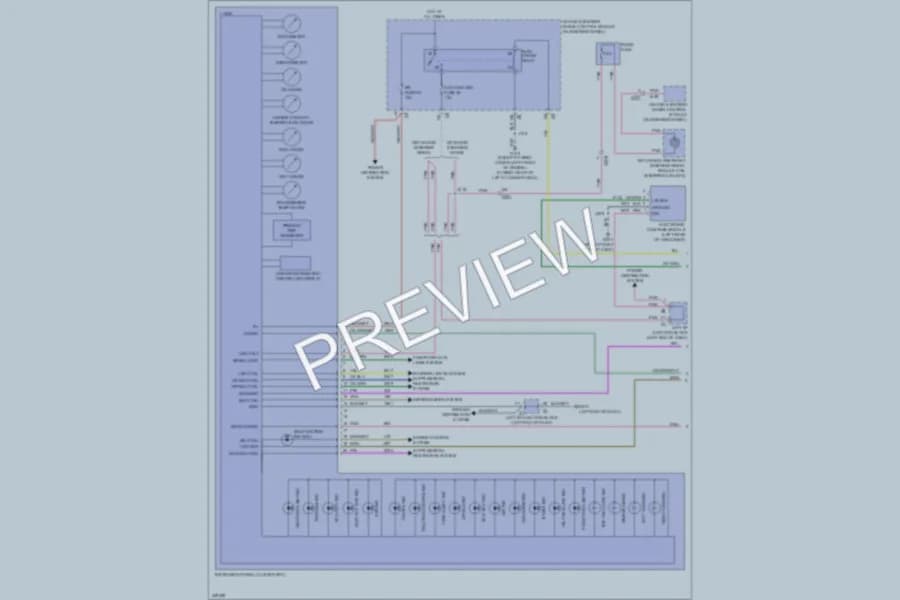 2013 GMC YukonDenali Instrument Cluster wiring diagram preview