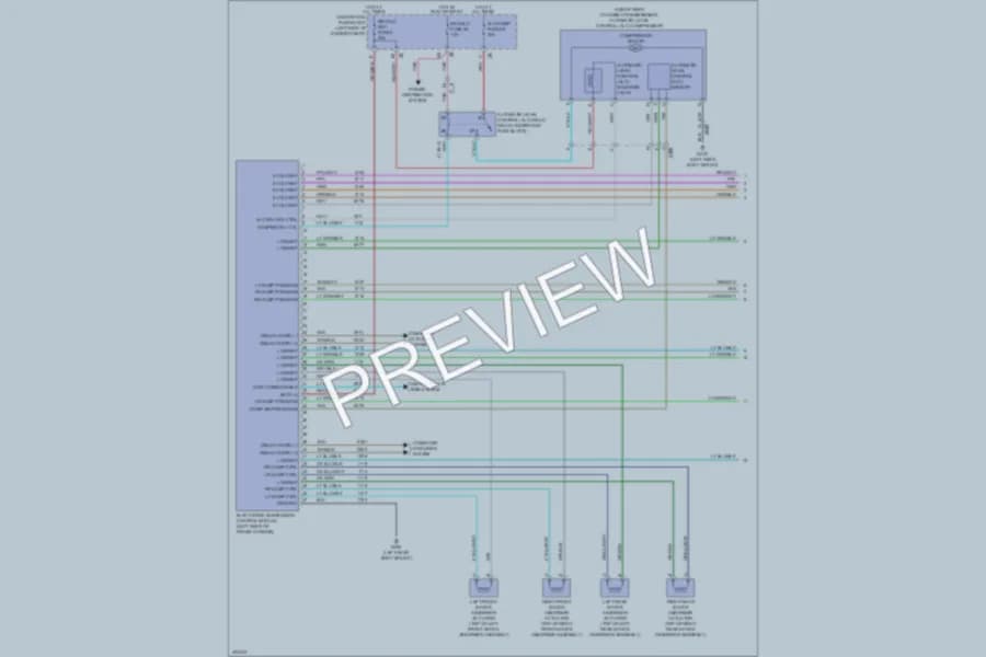 2013 GMC YukonXLDenali Electronic Suspension wiring diagram preview