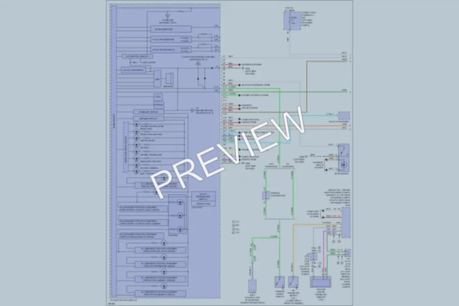 2013 Honda Accord Instrument Cluster wiring diagram preview