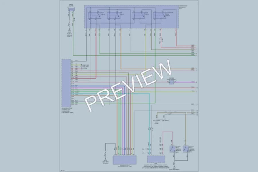 2013 Honda Accord Power Door Locks wiring diagram preview