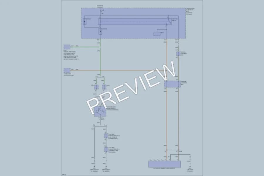2013 Honda Accord Power Mirrors wiring diagram preview