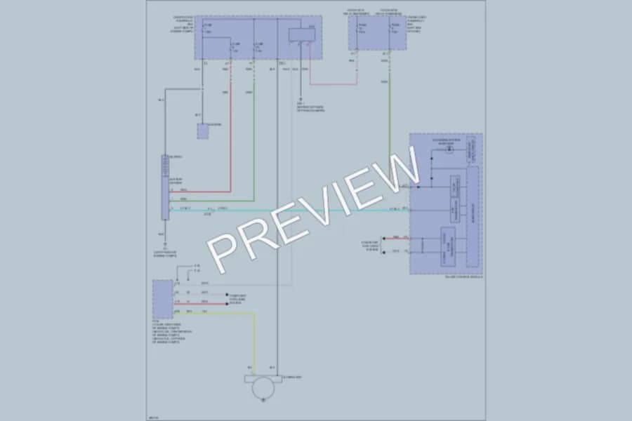 2013 Honda Accord Starting Charging wiring diagram preview