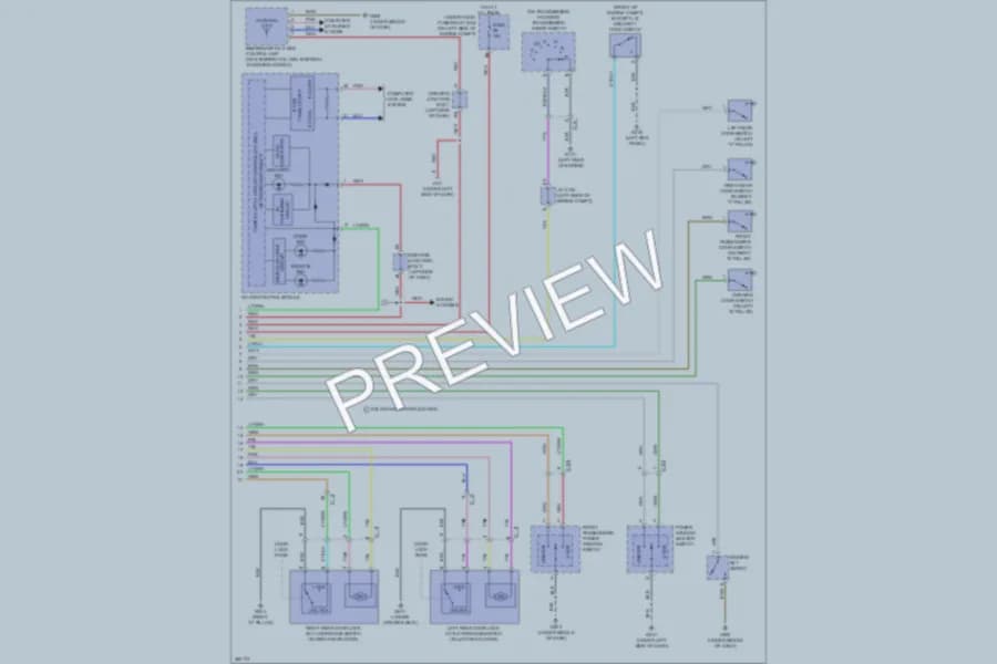 2013 Honda CRV Anti Theft wiring diagram preview