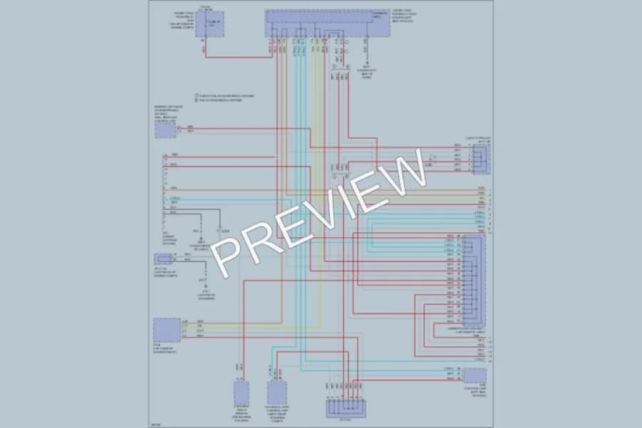 2013 Honda CRV Computer Data Lines wiring diagram preview