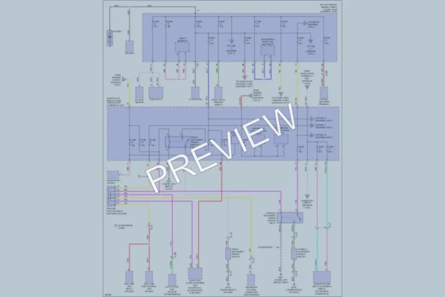 2013 Honda CRV Power Distribution wiring diagram preview