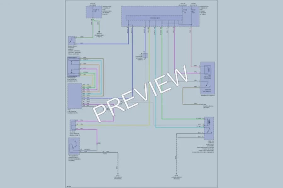 2013 Honda CRV Shift Interlock wiring diagram preview