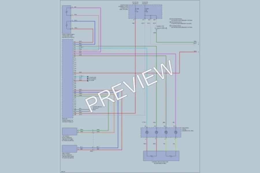 2013 Honda CRV Supplemental Restraints wiring diagram preview