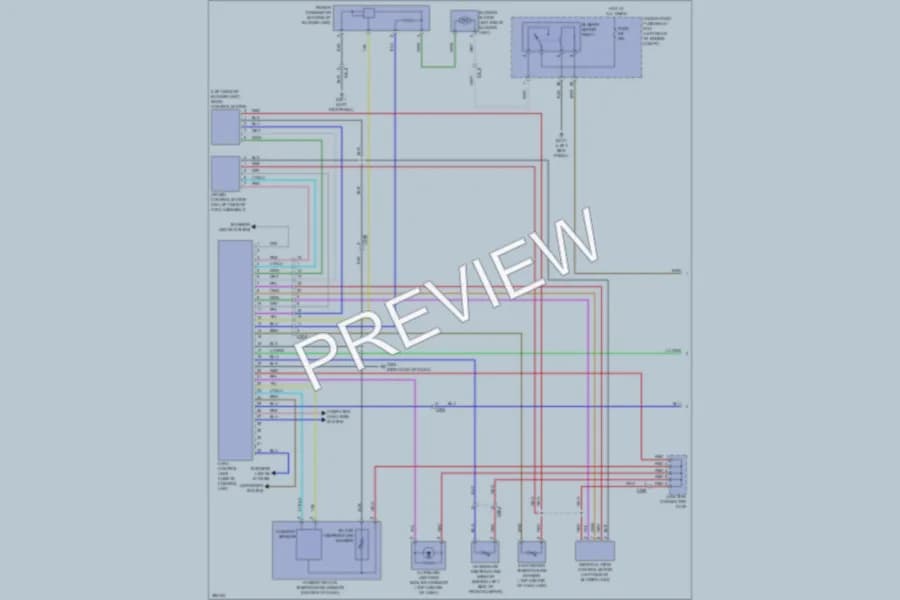 2013 Honda Civic Air Conditioning wiring diagram preview