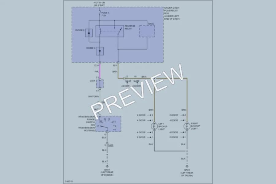 2013 Honda Civic Exterior Lights wiring diagram preview
