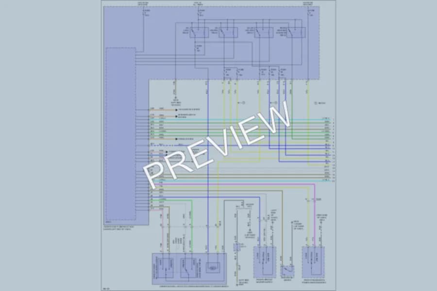 2013 Honda Civic Power Door Locks wiring diagram preview
