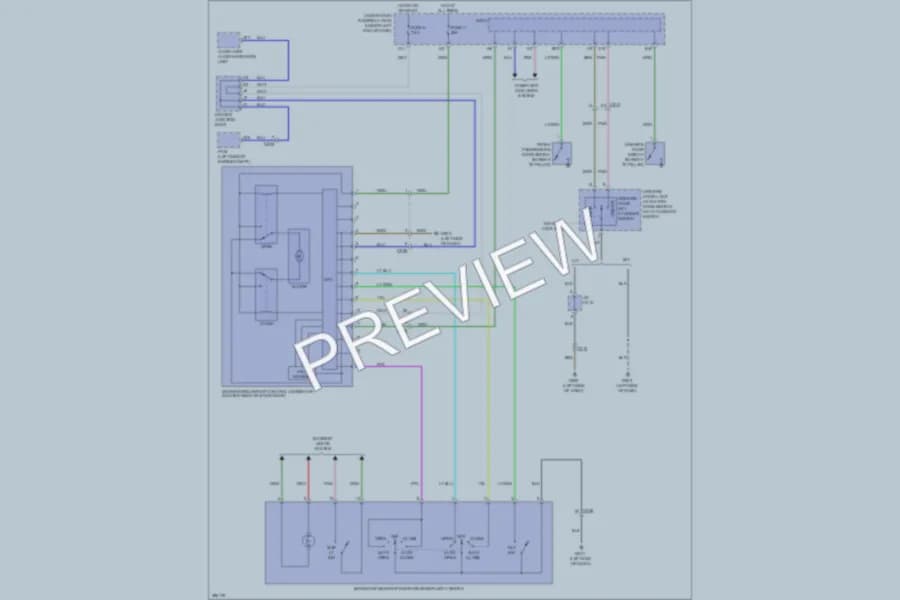 2013 Honda Civic Power Top Sunroof wiring diagram preview