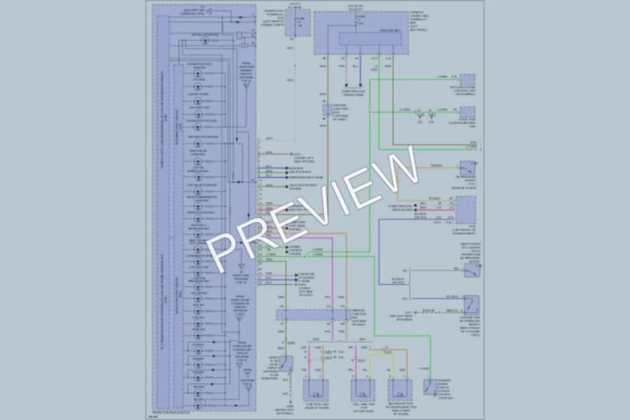 2013 Honda Crosstour Instrument Cluster wiring diagram preview