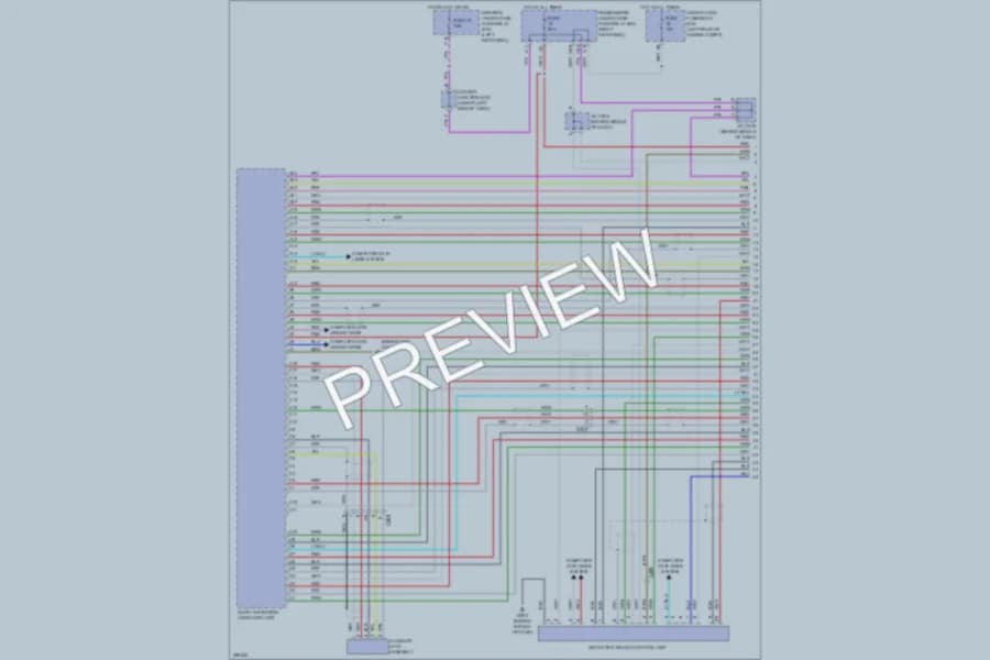 2013 Honda Crosstour Radio wiring diagram preview