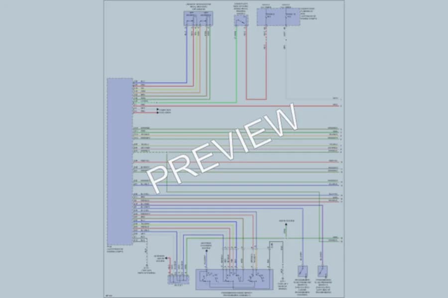 2013 Honda Crosstour Transmission wiring diagram preview