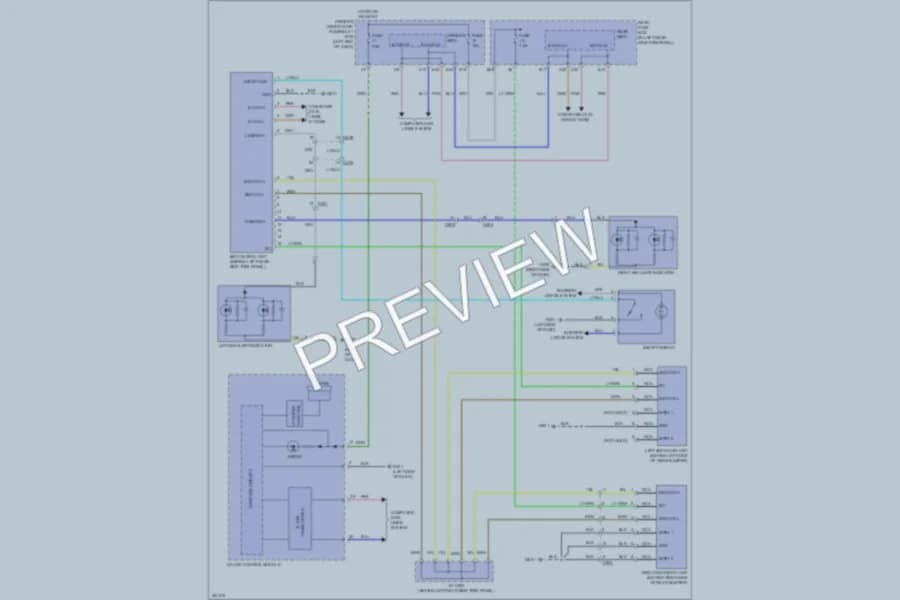 2013 Honda Odyssey Navigation wiring diagram preview