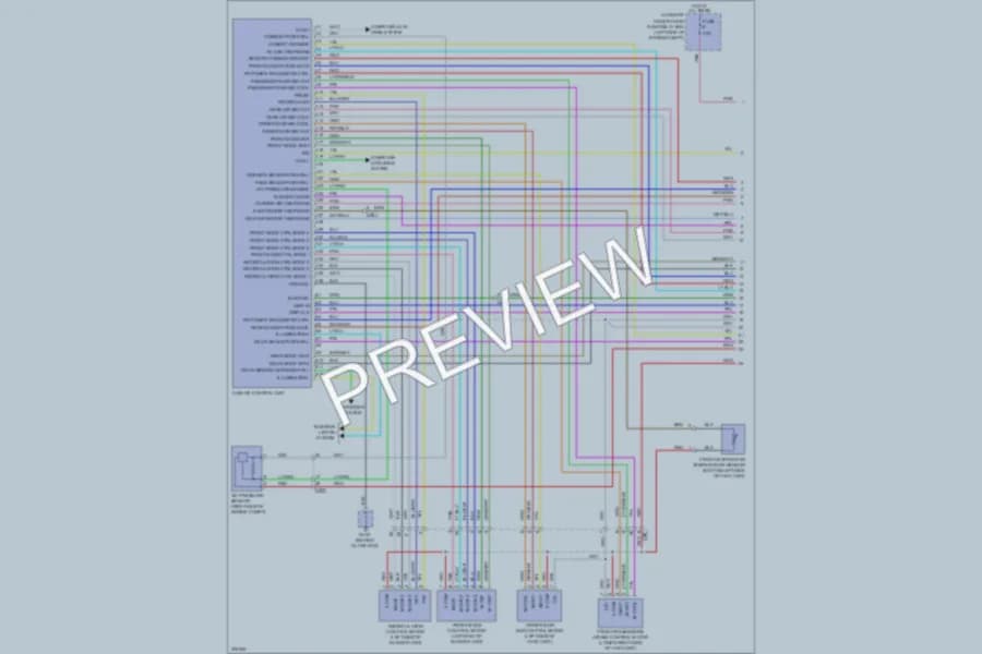 2013 Honda Pilot Air Conditioning wiring diagram preview