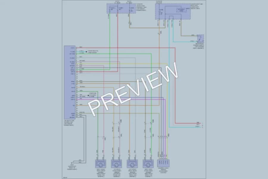 2013 Honda Pilot Anti Lock Brakes wiring diagram preview