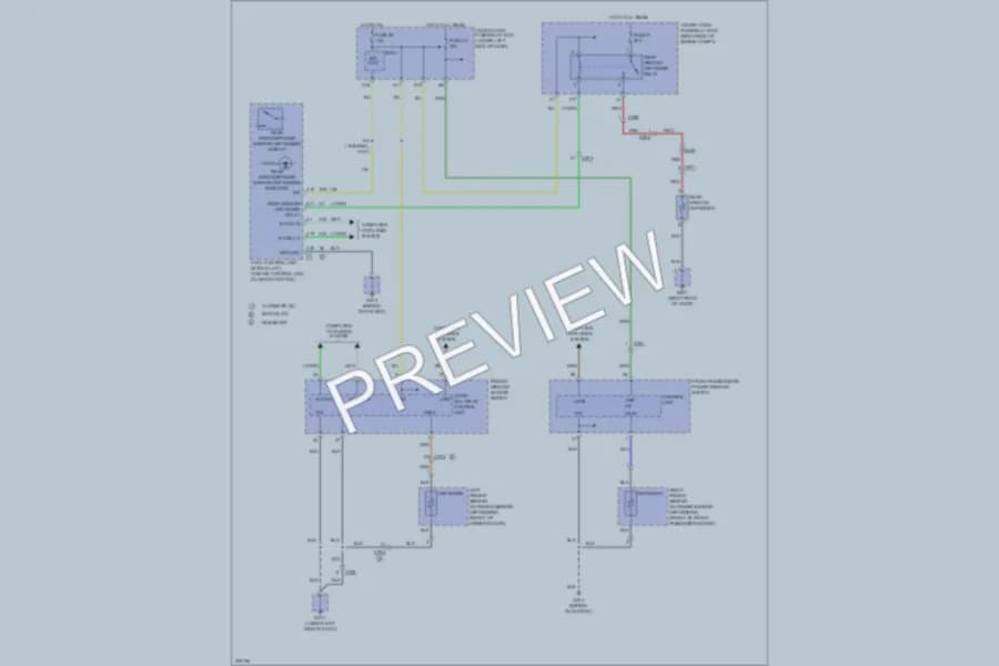 2013 Honda Pilot Defoggers wiring diagram preview